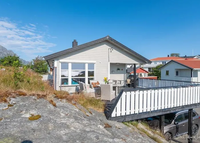 Henningsvaer, Lofoten With Fantastic View